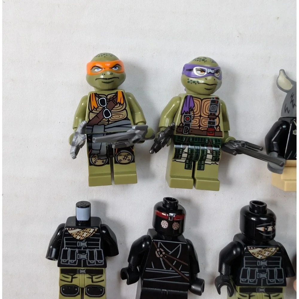 Lego 79117 TMNT Minifigure lot Splinter Shredder Turtles Foot Soldiers